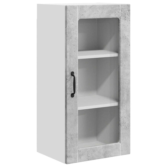 vidaXL Ραφιέρα τοίχου LUCCA Γκρι Σκυροδέματος 40 x 31 x 80 εκ.