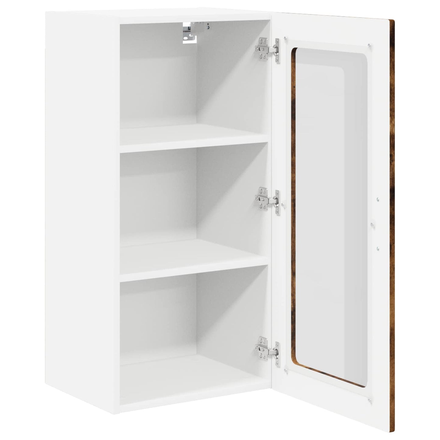 vidaXL Ραφιέρα τοίχου LUCCA 2 pcs Καπνισμένο Ξύλο Δρυός