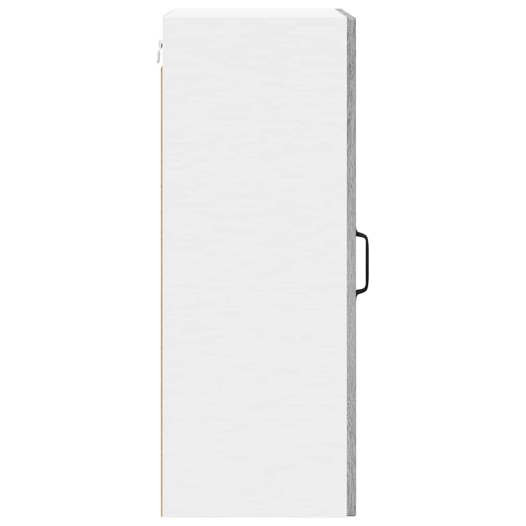 vidaXL Κρεμαστό ντουλάπι κουζίνας 2 pcs Γκρίζο Σονομα 40 x 31 x 80 εκ.