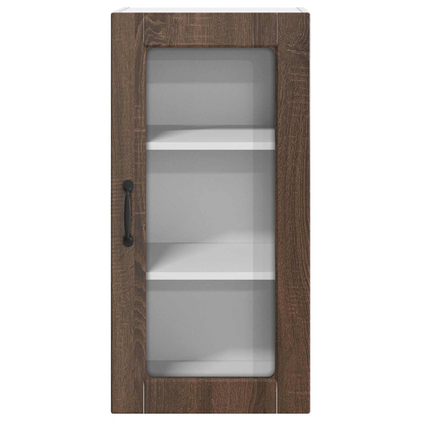 vidaXL Ραφιέρα τοίχου LUCCA 2 pcs Καφέ Ξύλο Δρυός 40 x 31 x 80 εκ.
