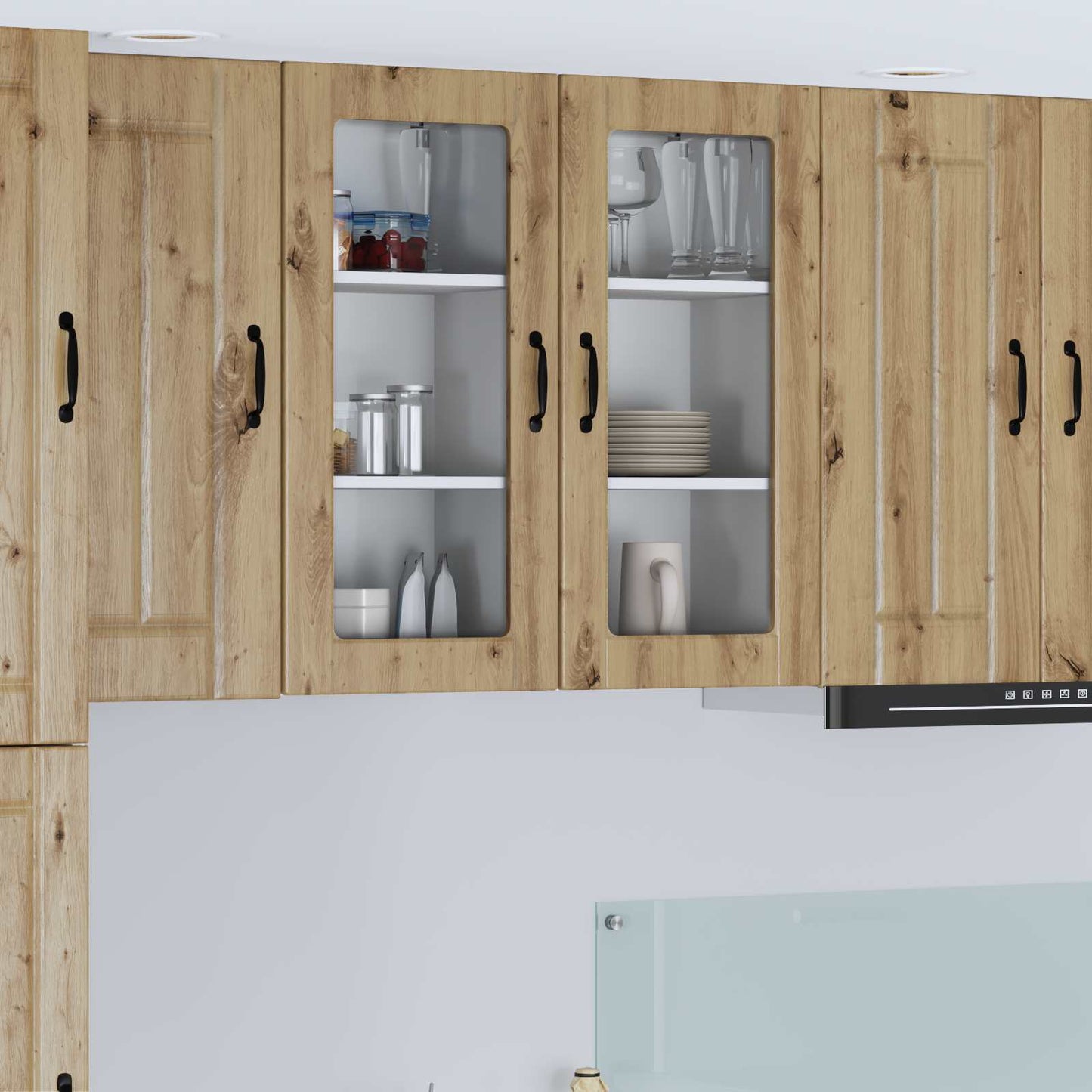 vidaXL Πάνελ πλυντηρίου πιάτων Lucca Artisan Δρυς 40 x 31 x 80 εκ.
