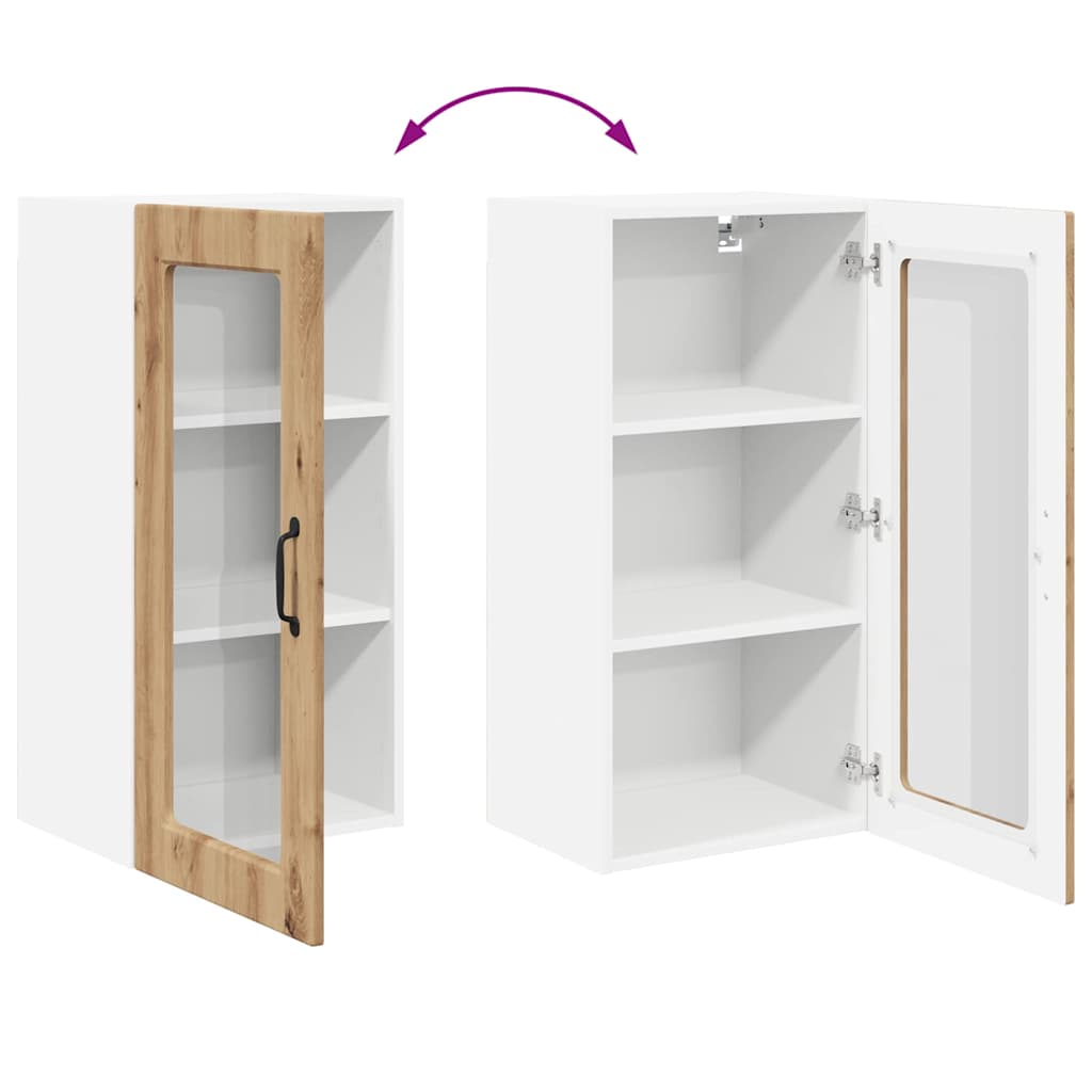 vidaXL Ντουλάπα Κουζίνας με ράφι Artisan Oak 40 x 31 x 80 εκ.