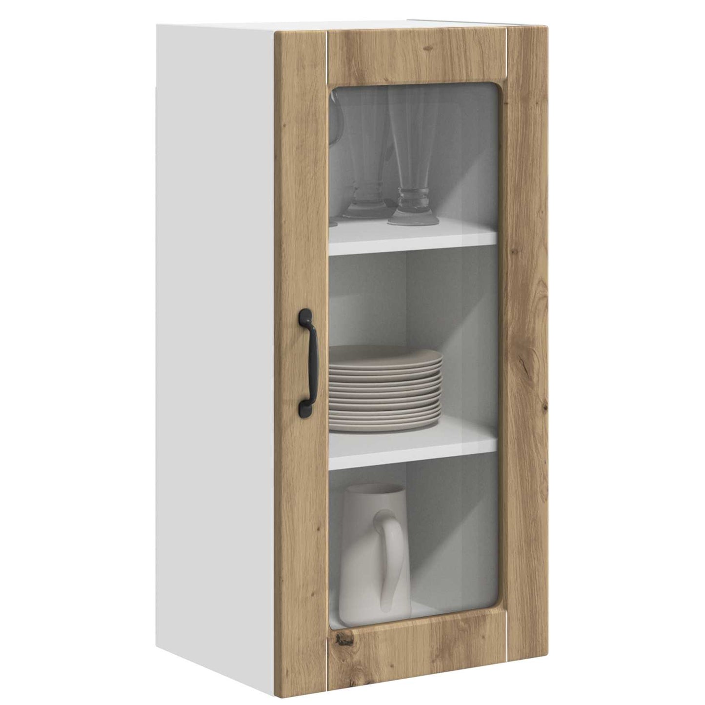 vidaXL Πάνελ πλυντηρίου πιάτων Lucca Artisan Δρυς 40 x 31 x 80 εκ.