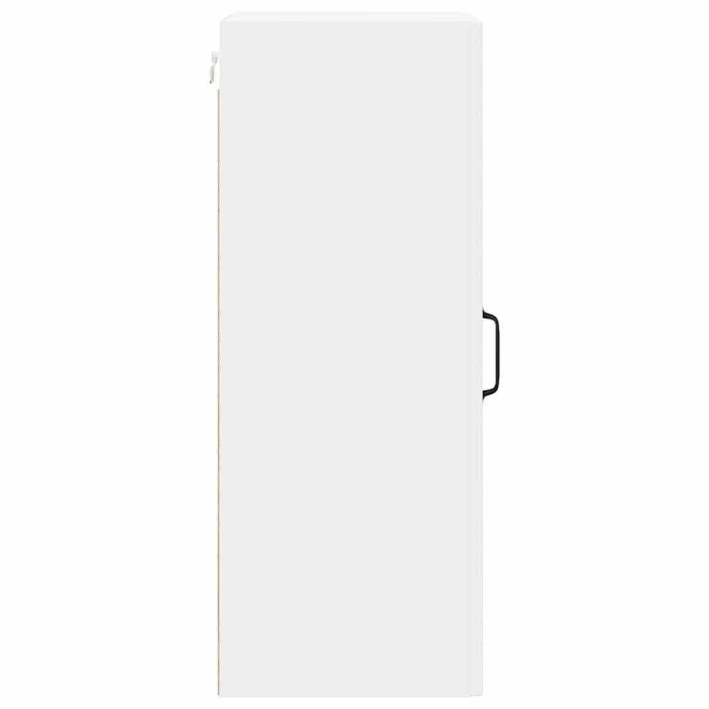 vidaXL Κρεμαστό ντουλάπι κουζίνας με ράφι 2 pcs Λευκό 30 x 31 x 80 εκ.