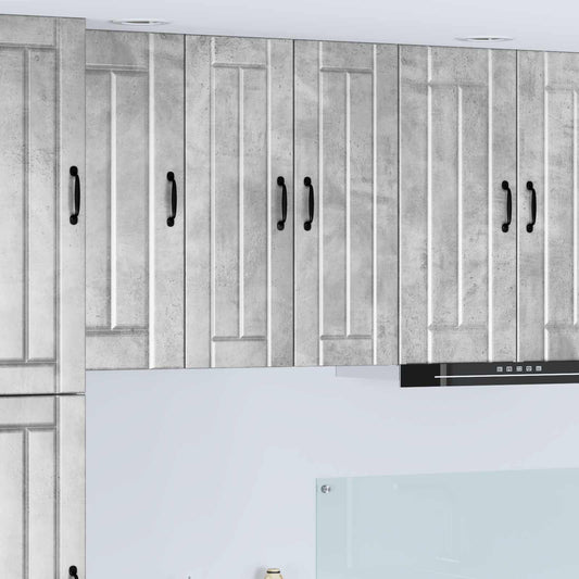 vidaXL Ντουλάπα Τοίχου LUCCA Γκρι Σκυροδέματος 30 x 31 x 80 εκ.