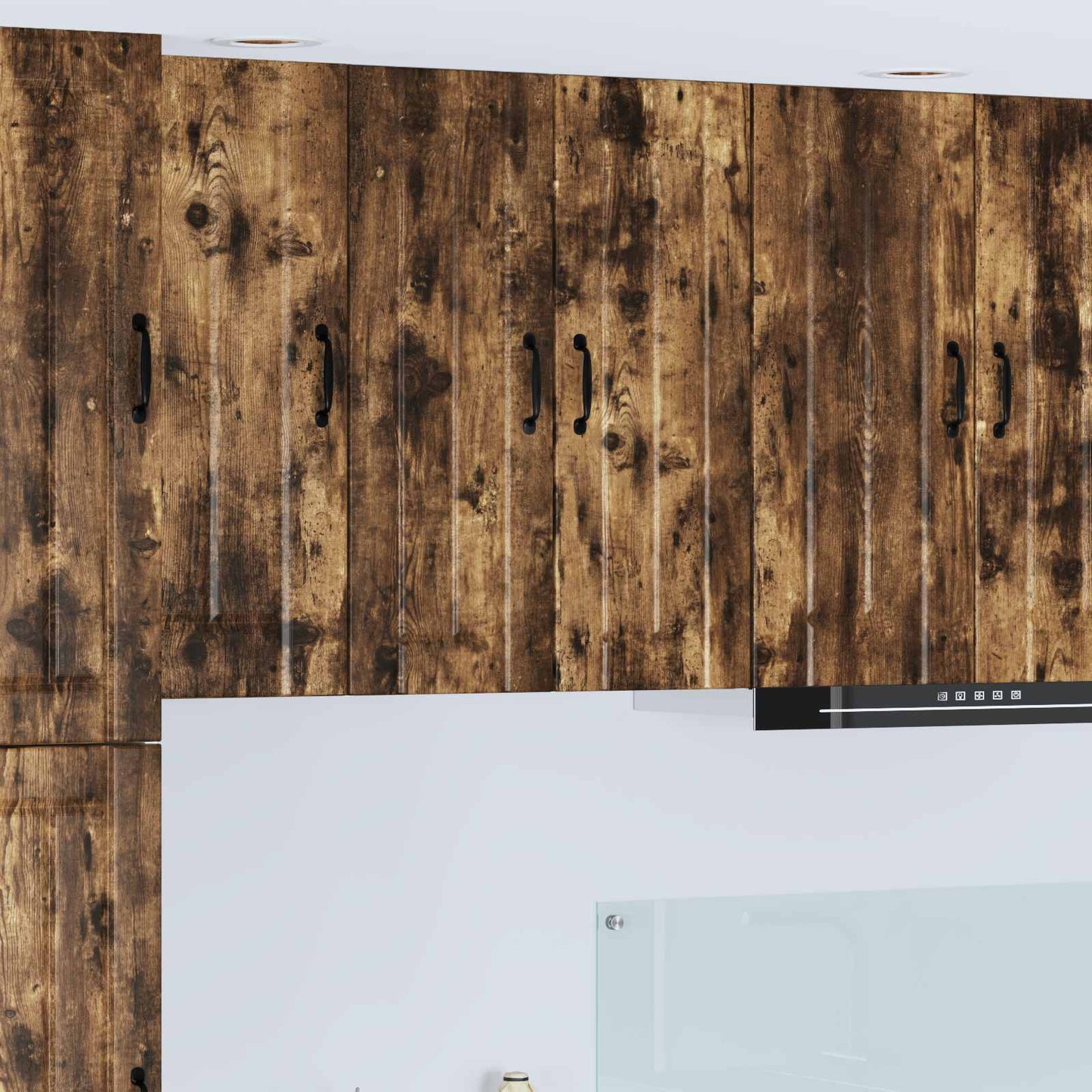 vidaXL Ντουλάπα Κουζίνας 2 pcs Καπνιστό Δρύς 30 x 31 x 80 εκ.