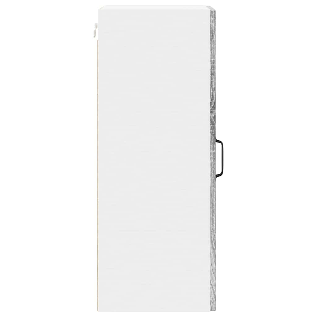 vidaXL Κρεμαστό ντουλάπι κουζίνας 2 pcs Γκρίζο Σονομα 30 x 31 x 80 εκ.