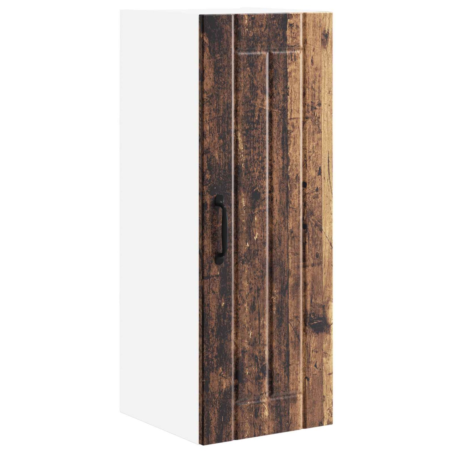 vidaXL Ντουλάπα Τοίχου LUCCA 2 pcs Παλαιωμένο ξύλο 30 x 31 x 80 εκ.