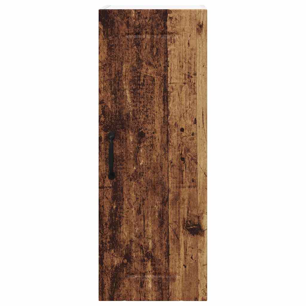 vidaXL Κρεμαστό ντουλάπι κουζίνας 2 pcs Παλιό Ξύλο 30 x 31 x 80 εκ.