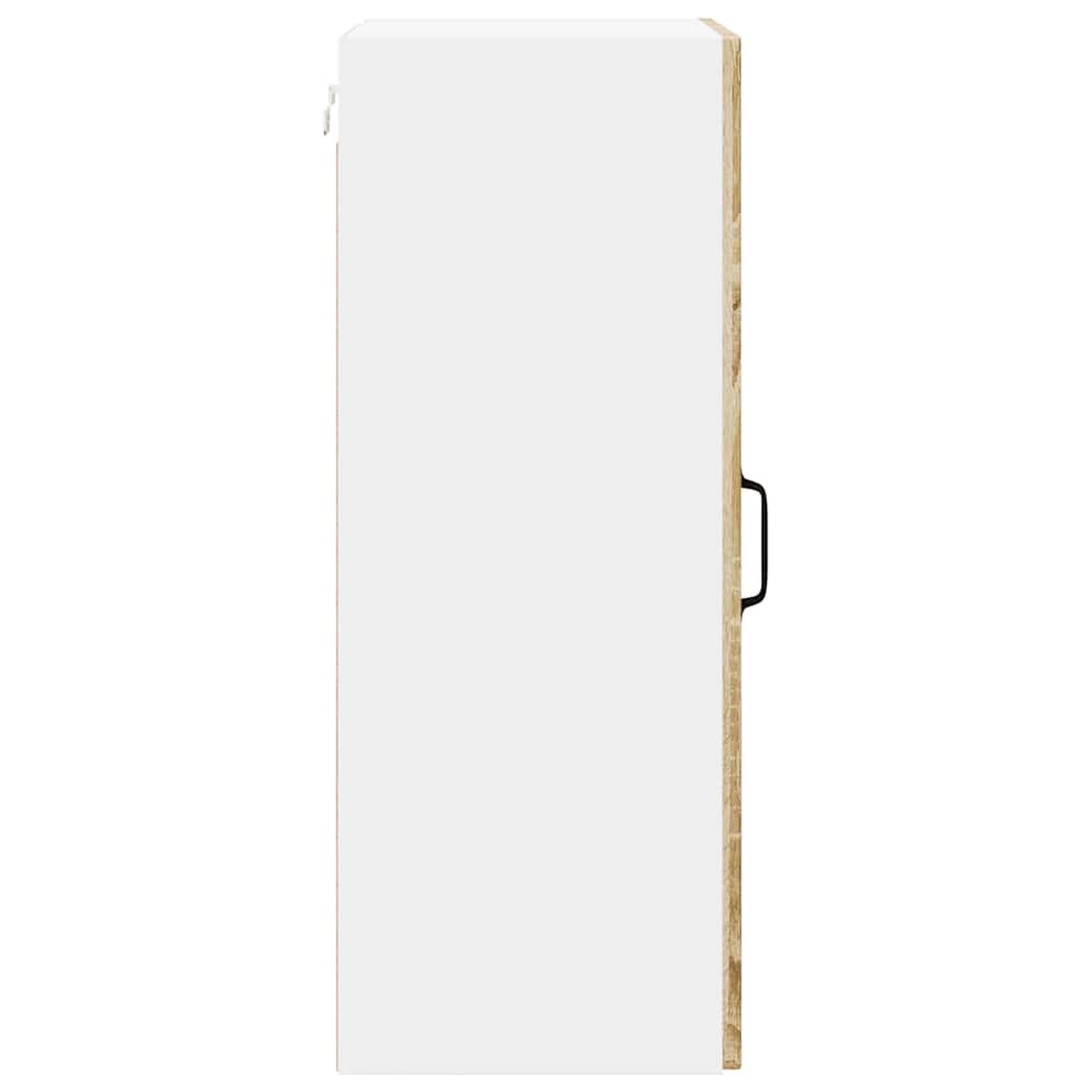 vidaXL Κρεμαστό ντουλάπι κουζίνας με ράφι Δρύς Sonoma 40 x 31 x 80 εκ.