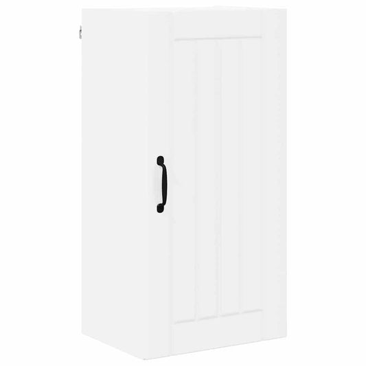 vidaXL Κρεμαστό ντουλάπι κουζίνας με ράφι Υψηλής γυαλάδας λευκό