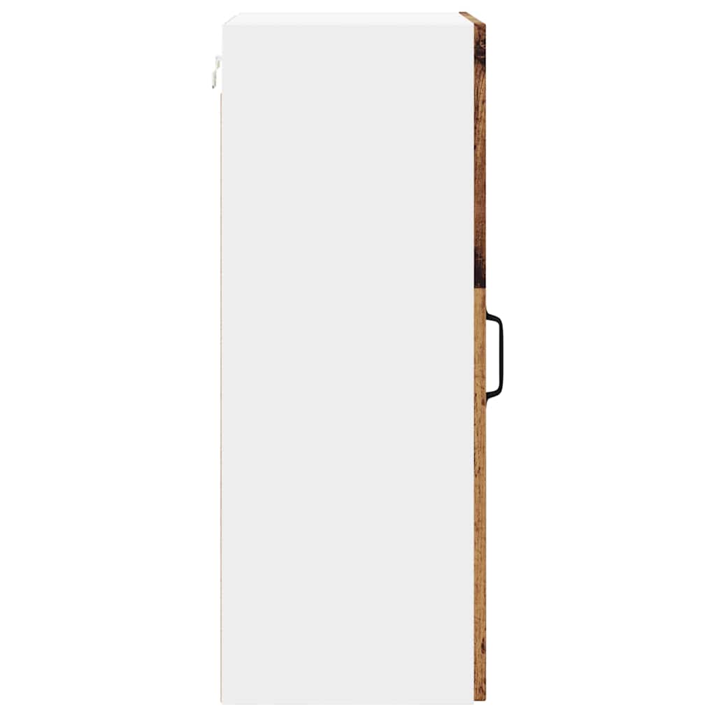 vidaXL Κρεμαστό ντουλάπι κουζίνας με ράφι Παλιό Ξύλο 40 x 31 x 80 εκ.