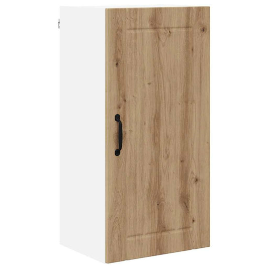 vidaXL Κρεμαστό ντουλάπι κουζίνας με ράφι Artisan Oak 40 x 31 x 80 εκ.