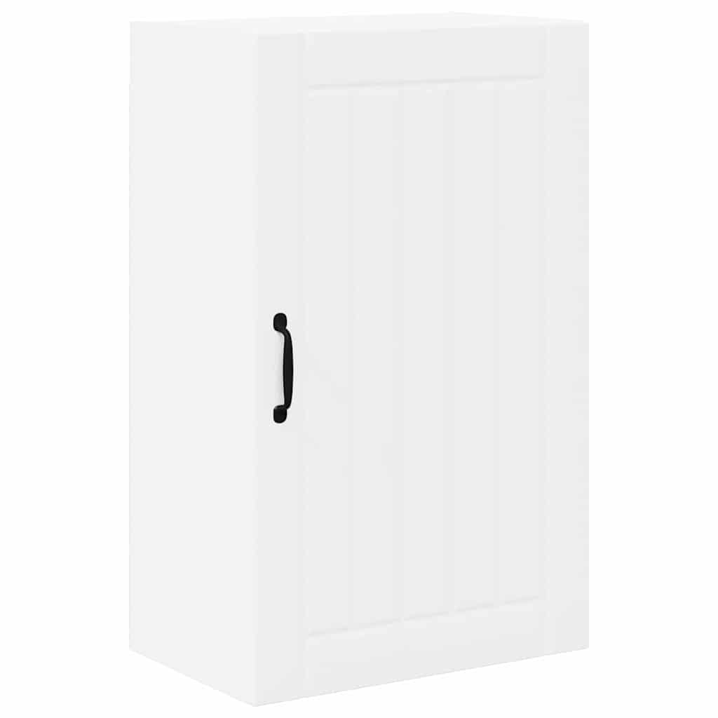 vidaXL Κρεμαστό ντουλάπι κουζίνας με ράφι Λευκό 50 x 31 x 80 εκ.