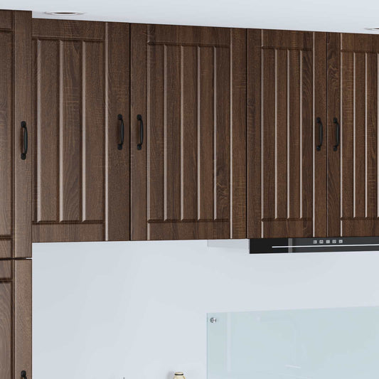 vidaXL Ντουλάπα Τοίχου LUCCA Καφέ Ξύλο Δρυός 50 x 31 x 80 εκ.