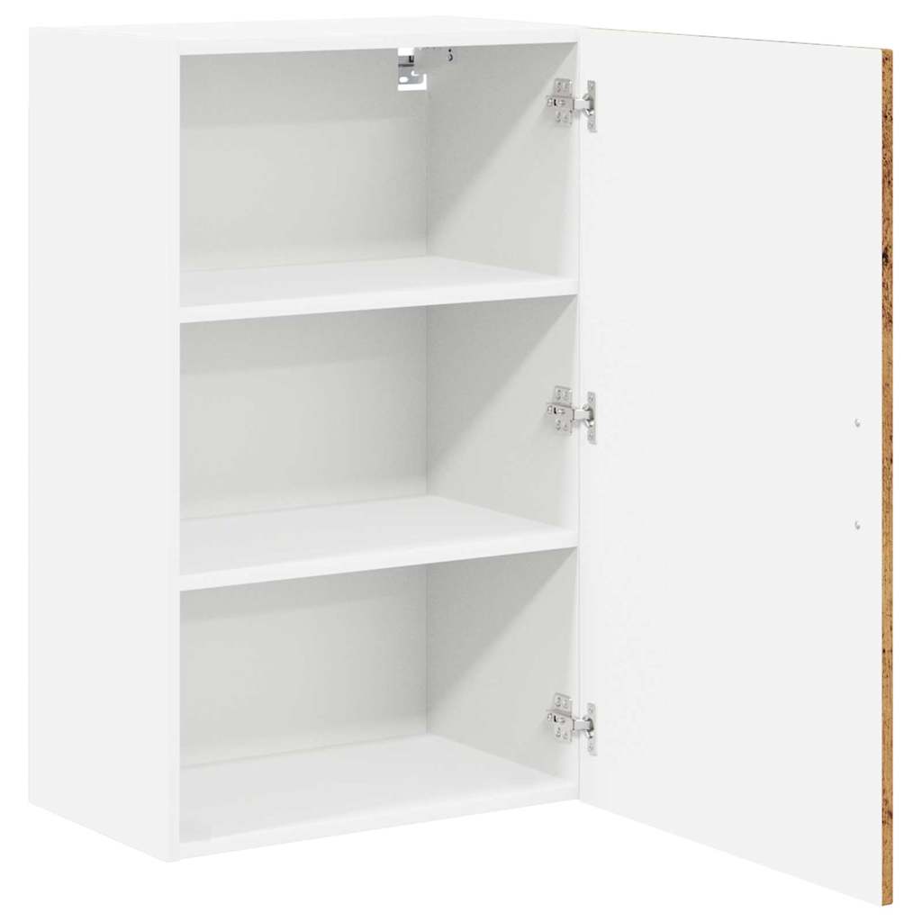 vidaXL Κρεμαστό ντουλάπι κουζίνας με ράφι Παλιό Ξύλο 50 x 31 x 80 εκ.