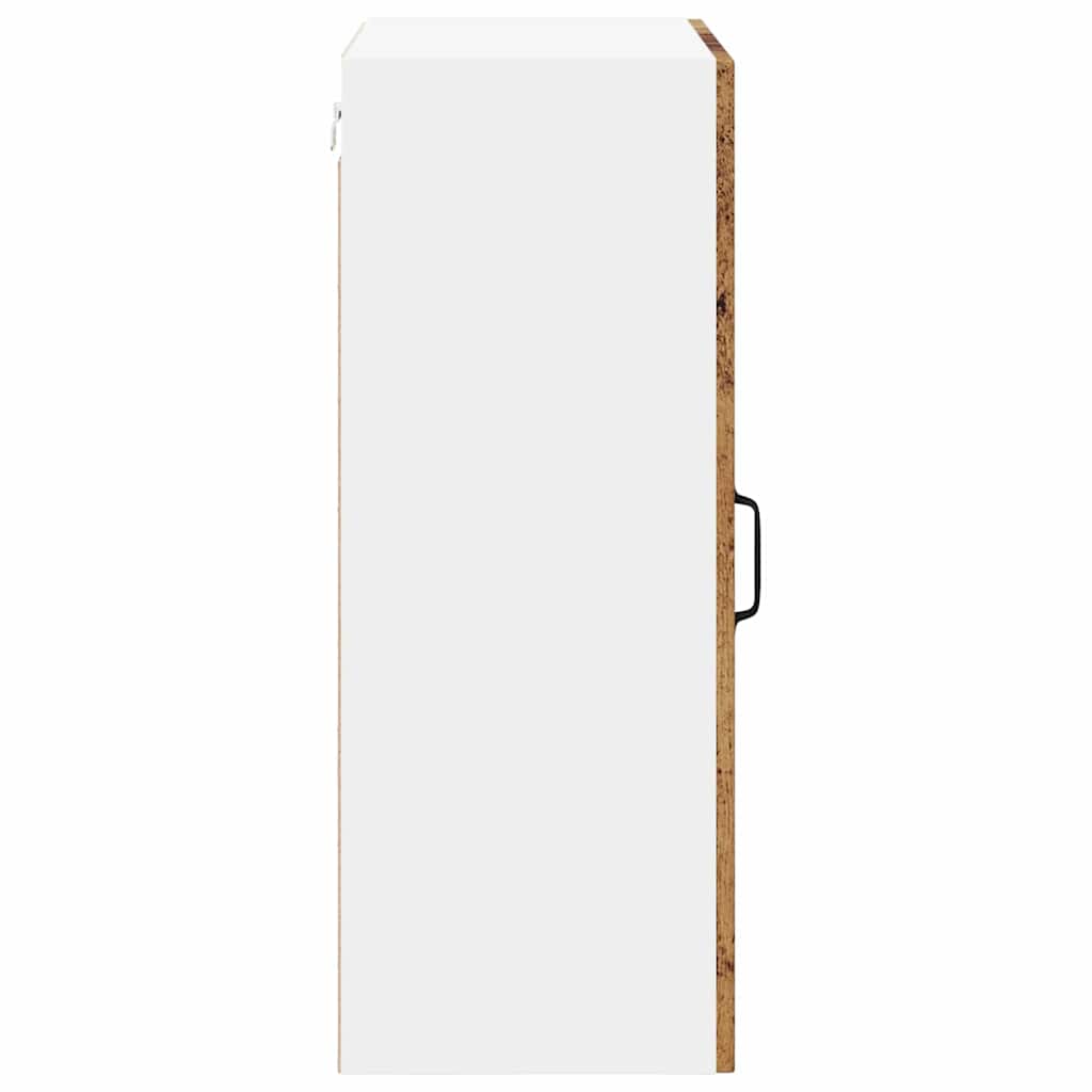 vidaXL Κρεμαστό ντουλάπι κουζίνας με ράφι Παλιό Ξύλο 50 x 31 x 80 εκ.