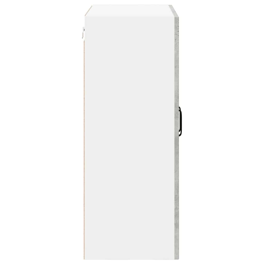 vidaXL Κρεμαστό ντουλάπι κουζίνας Σκυρόδεμα Γκρι 60 x 31 x 80 εκ.