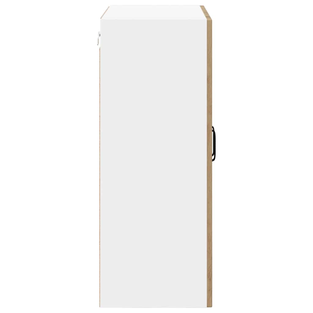 vidaXL Κρεμαστό ντουλάπι κουζίνας με ράφι Artisan Oak 60 x 31 x 80 εκ.