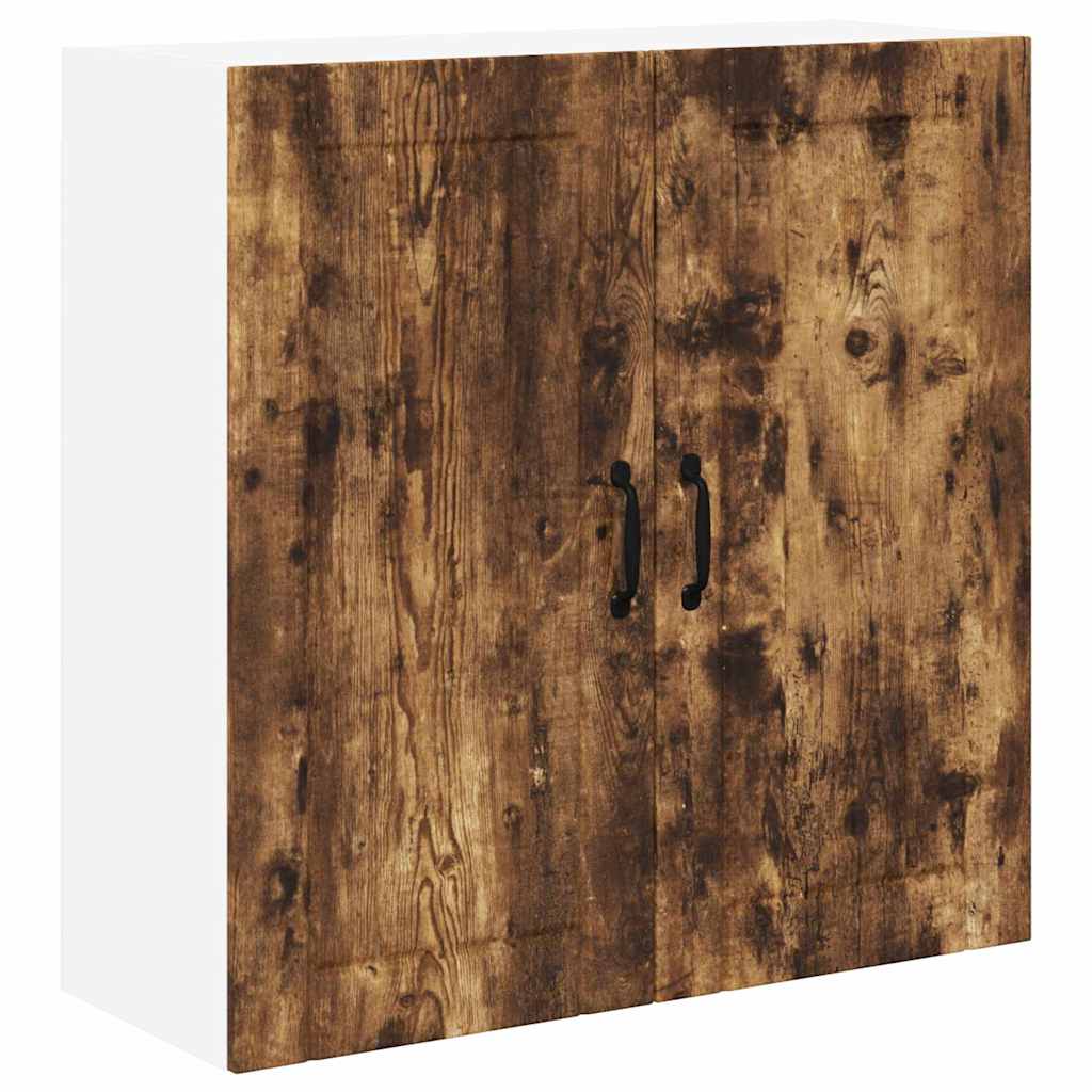 vidaXL Κρεμαστό ντουλάπι κουζίνας Καπνιστό Δρύς 80 x 31 x 80 εκ.