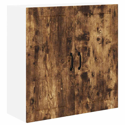 vidaXL Κρεμαστό ντουλάπι κουζίνας Καπνιστό Δρύς 80 x 31 x 80 εκ.