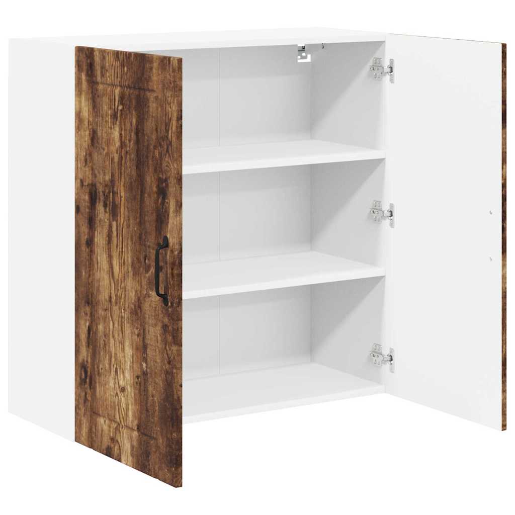 vidaXL Κρεμαστό ντουλάπι κουζίνας Καπνιστό Δρύς 80 x 31 x 80 εκ.