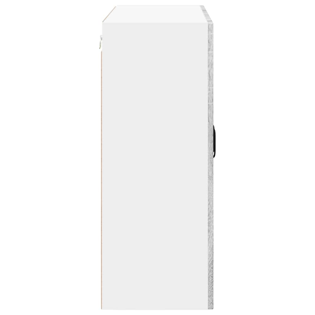 vidaXL Κρεμαστό ντουλάπι κουζίνας Γκρίζο Σονομα 80 x 31 x 80 εκ.