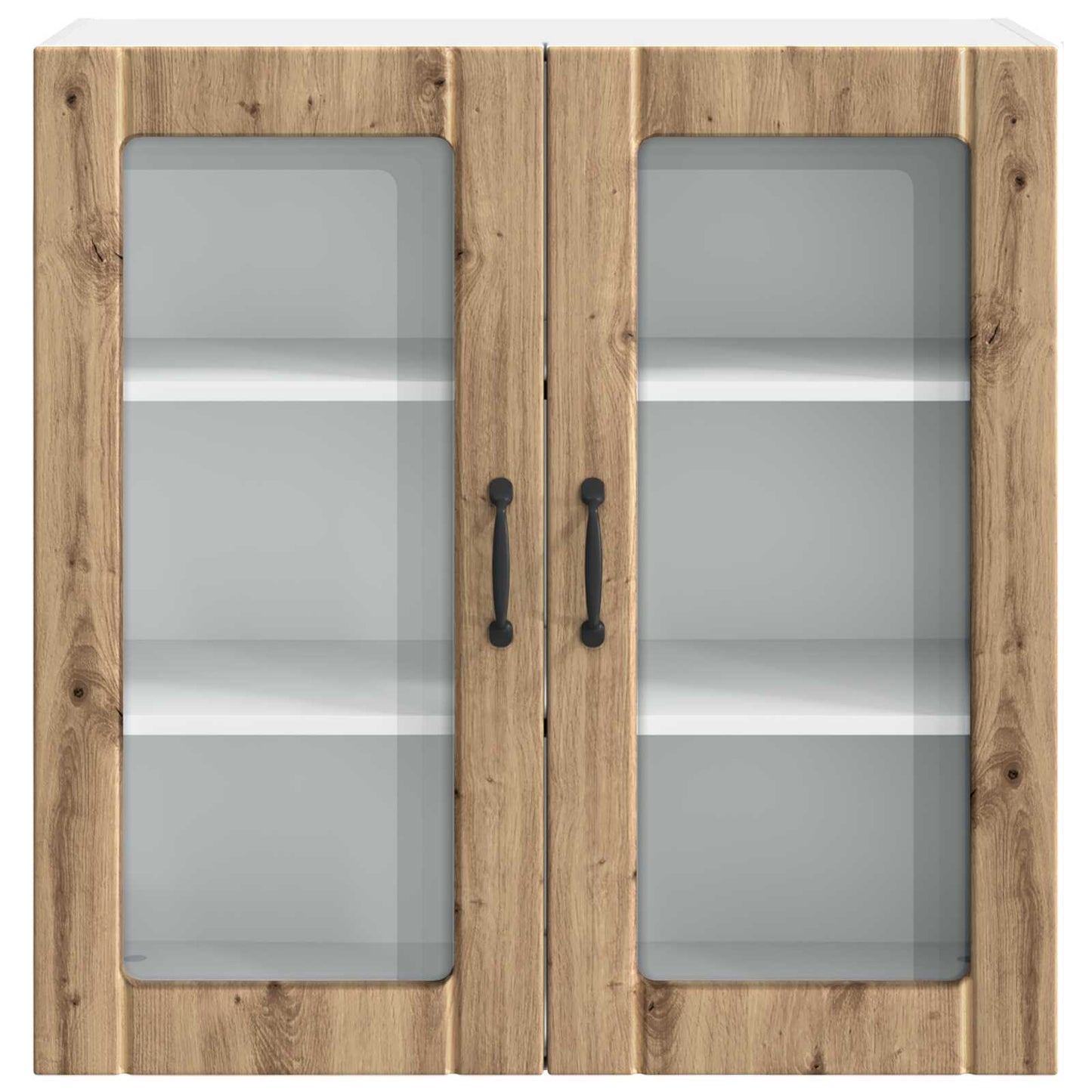 vidaXL Κρεμαστό ντουλάπι κουζίνας με ράφι Artisan Oak 80 x 31 x 80 εκ.