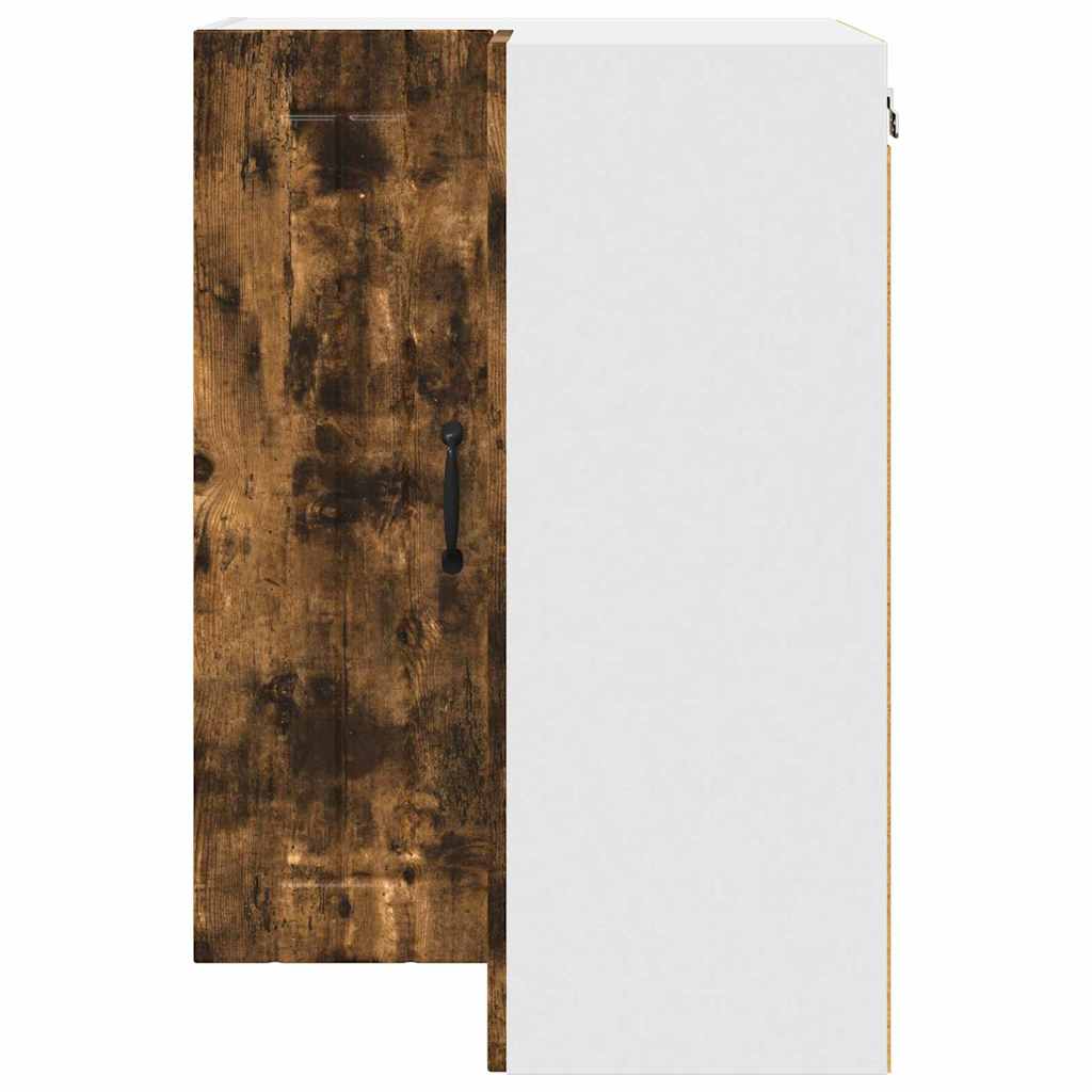 vidaXL Κρεμαστό ντουλάπι κουζίνας Καπνιστό Δρύς 57 x 57 x 80 εκ.