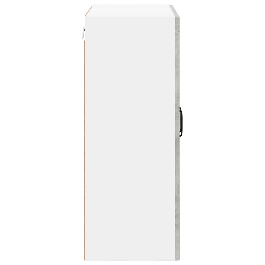 vidaXL Κρεμαστό ντουλάπι κουζίνας Σκυρόδεμα Γκρι 60 x 31 x 80 εκ.