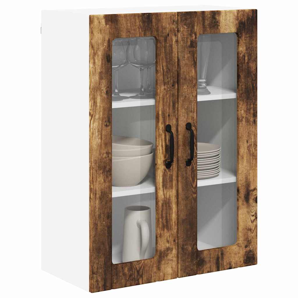 vidaXL Κρεμαστό ντουλάπι κουζίνας Καπνιστό Δρύς 60 x 31 x 80 εκ.