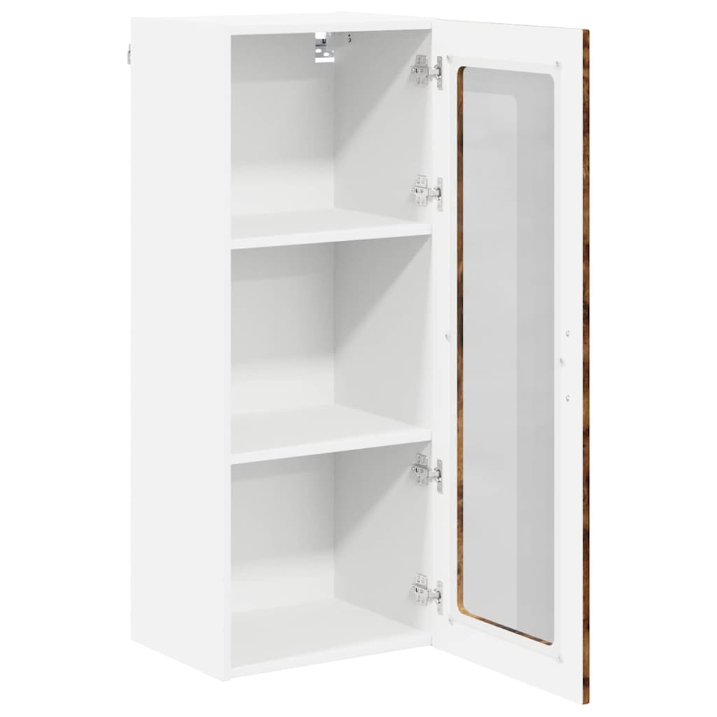 vidaXL Ντουλάπα Κουζίνας με ράφι Καπνιστό Δρύς 40 x 31 x 100 εκ.