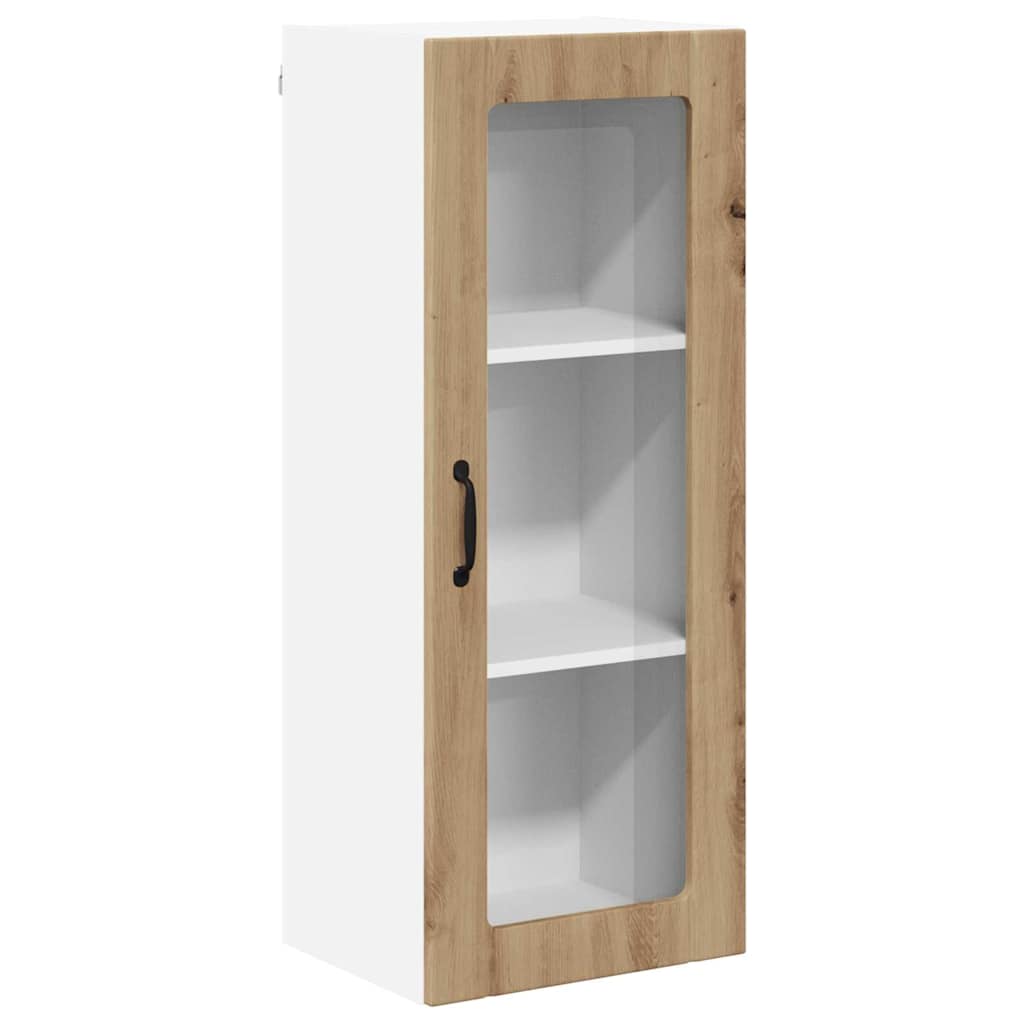 vidaXL Κρεμαστό ντουλάπι κουζίνας Artisan Oak 40 x 31 x 100 εκ.