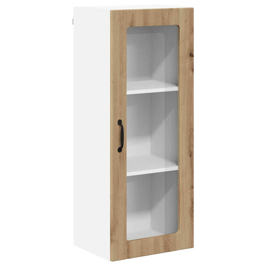 vidaXL Κρεμαστό ντουλάπι κουζίνας Artisan Oak 40 x 31 x 100 εκ.