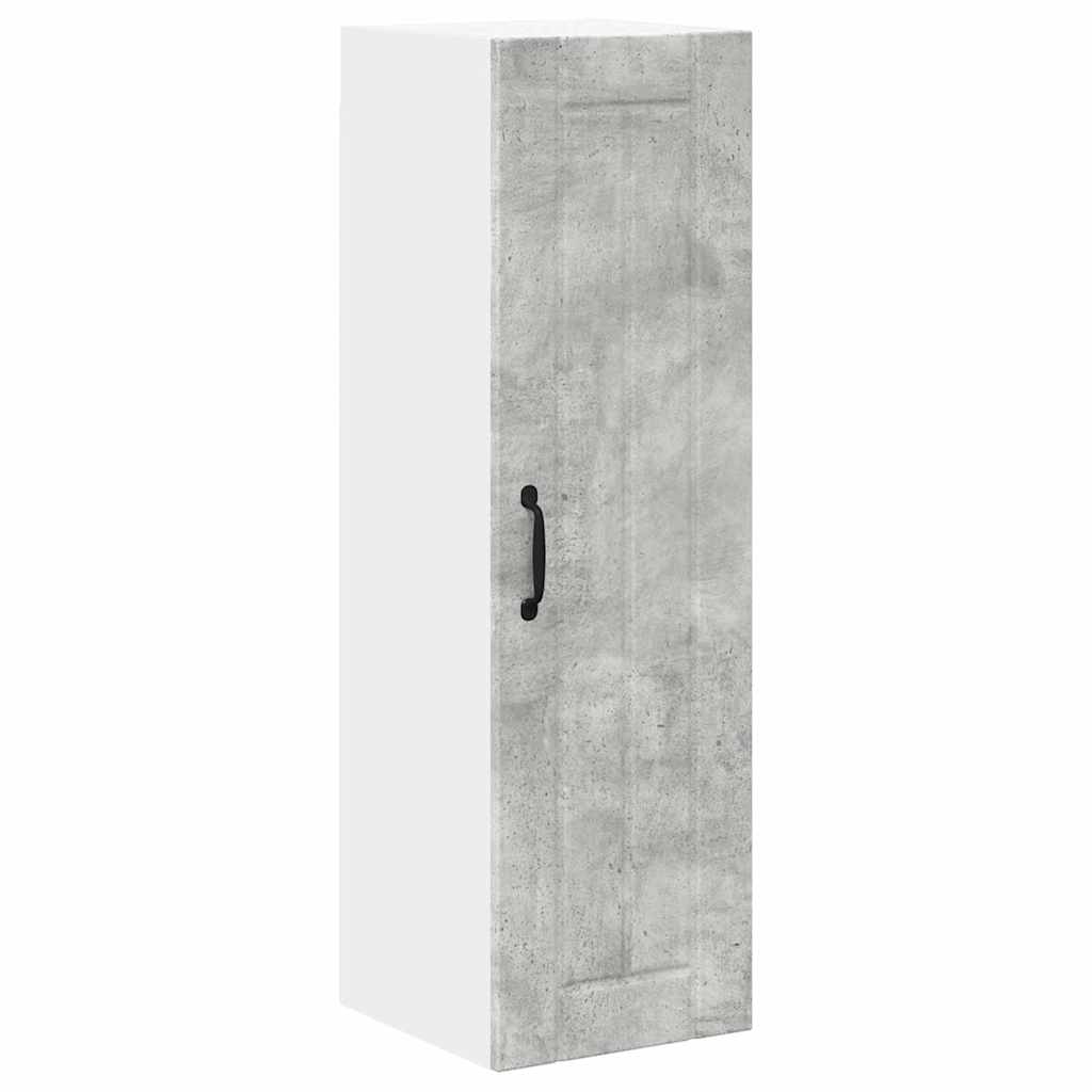 vidaXL Κρεμαστό ντουλάπι κουζίνας Σκυρόδεμα Γκρι 30 x 31 x 100 εκ.