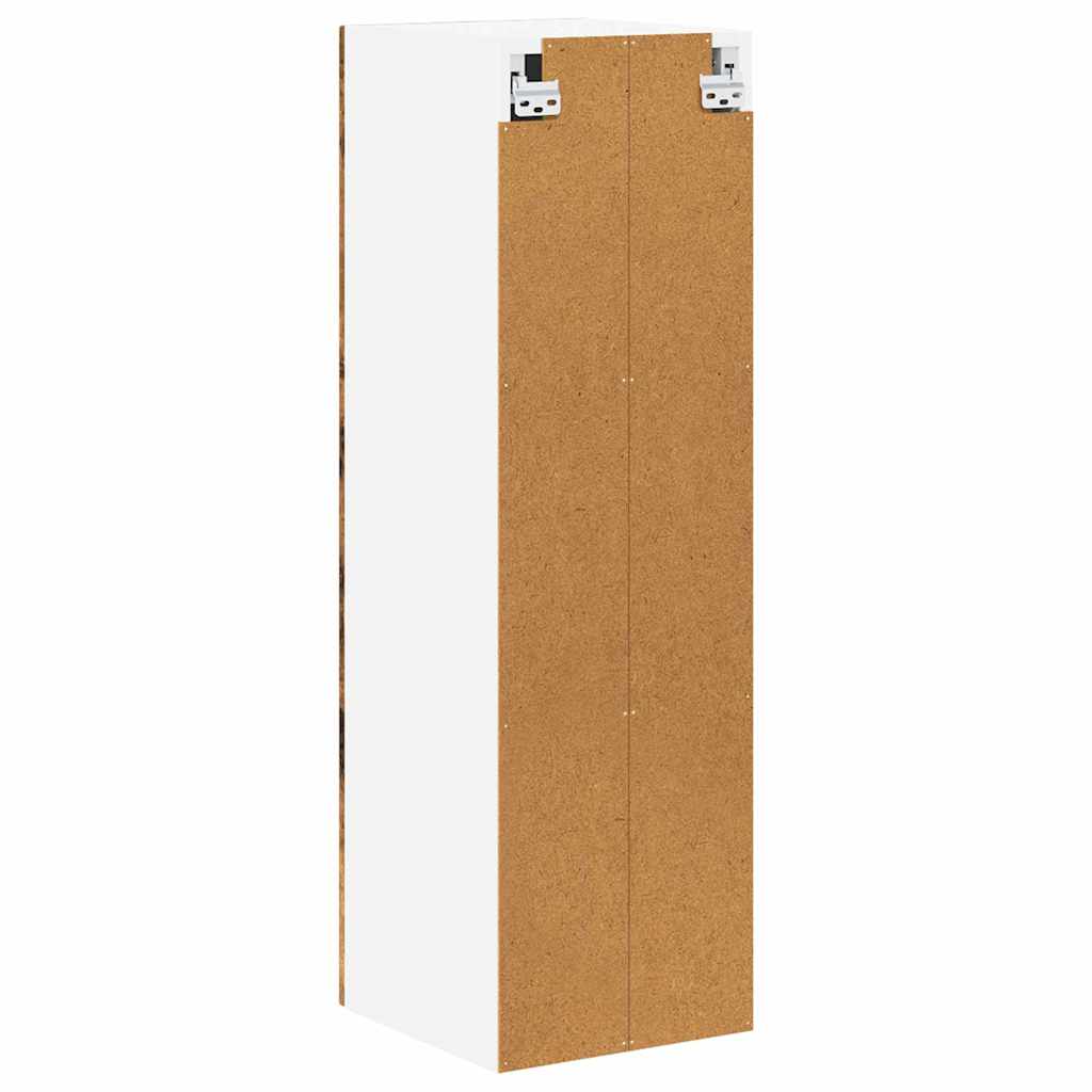 vidaXL Κρεμαστό ντουλάπι κουζίνας Καπνιστό Δρύς 30 x 31 x 100 εκ.