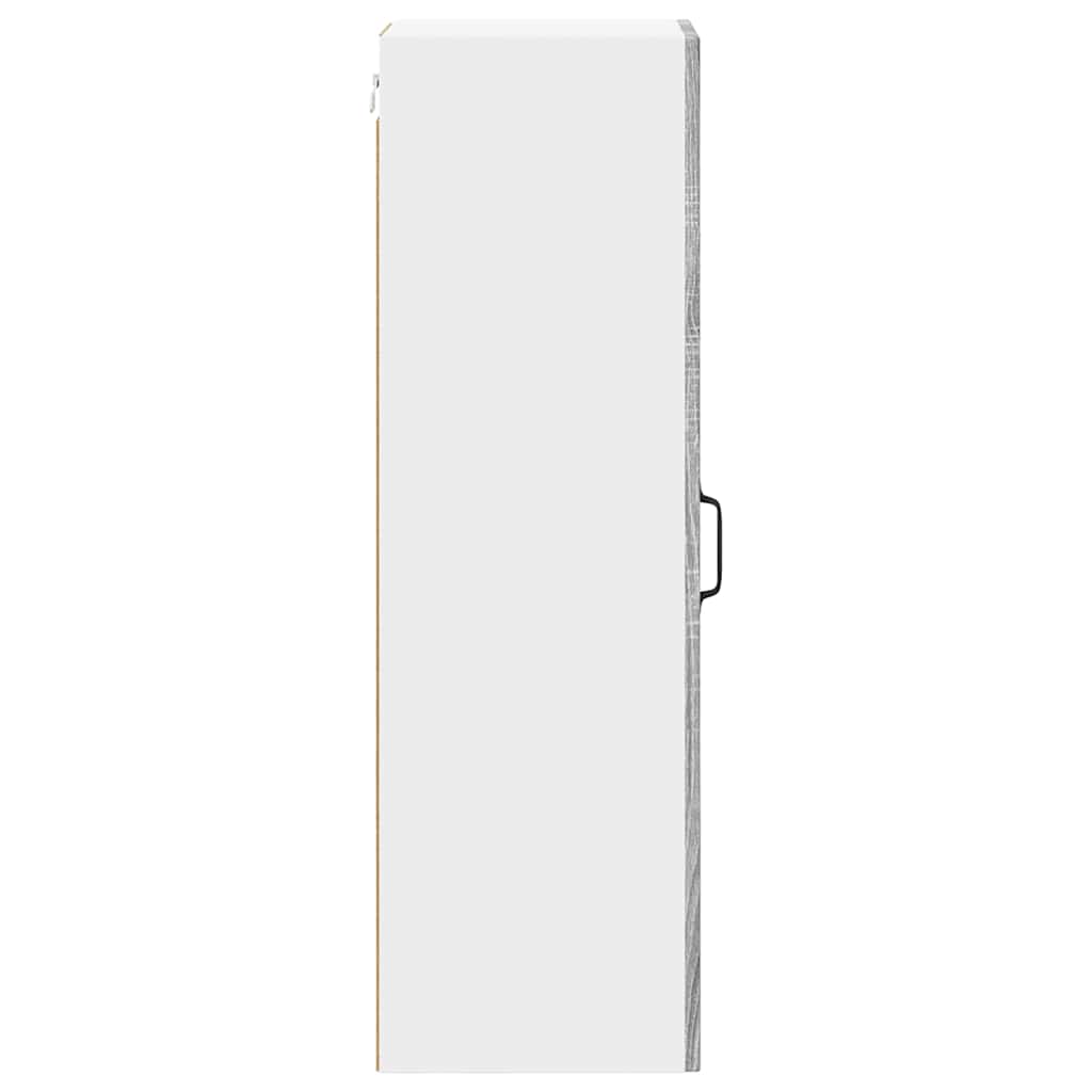 vidaXL Κρεμαστό ντουλάπι κουζίνας Γκρίζο Σονομα 30 x 31 x 100 εκ.