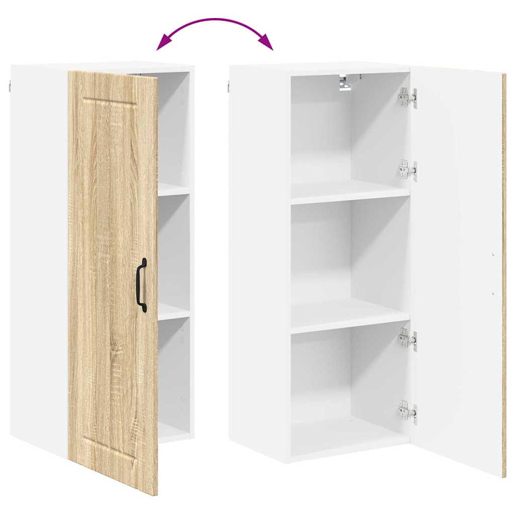 vidaXL Κρεμαστό ντουλάπι κουζίνας Δρύς Sonoma 40 x 31 x 100 εκ.