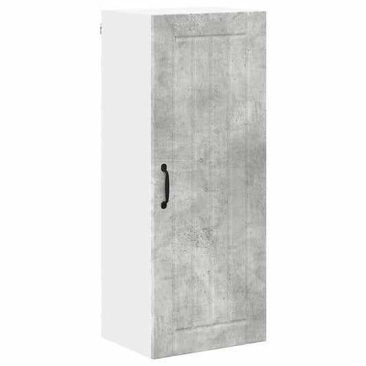 vidaXL Κρεμαστό ντουλάπι κουζίνας Σκυρόδεμα Γκρι 40 x 31 x 100 εκ.