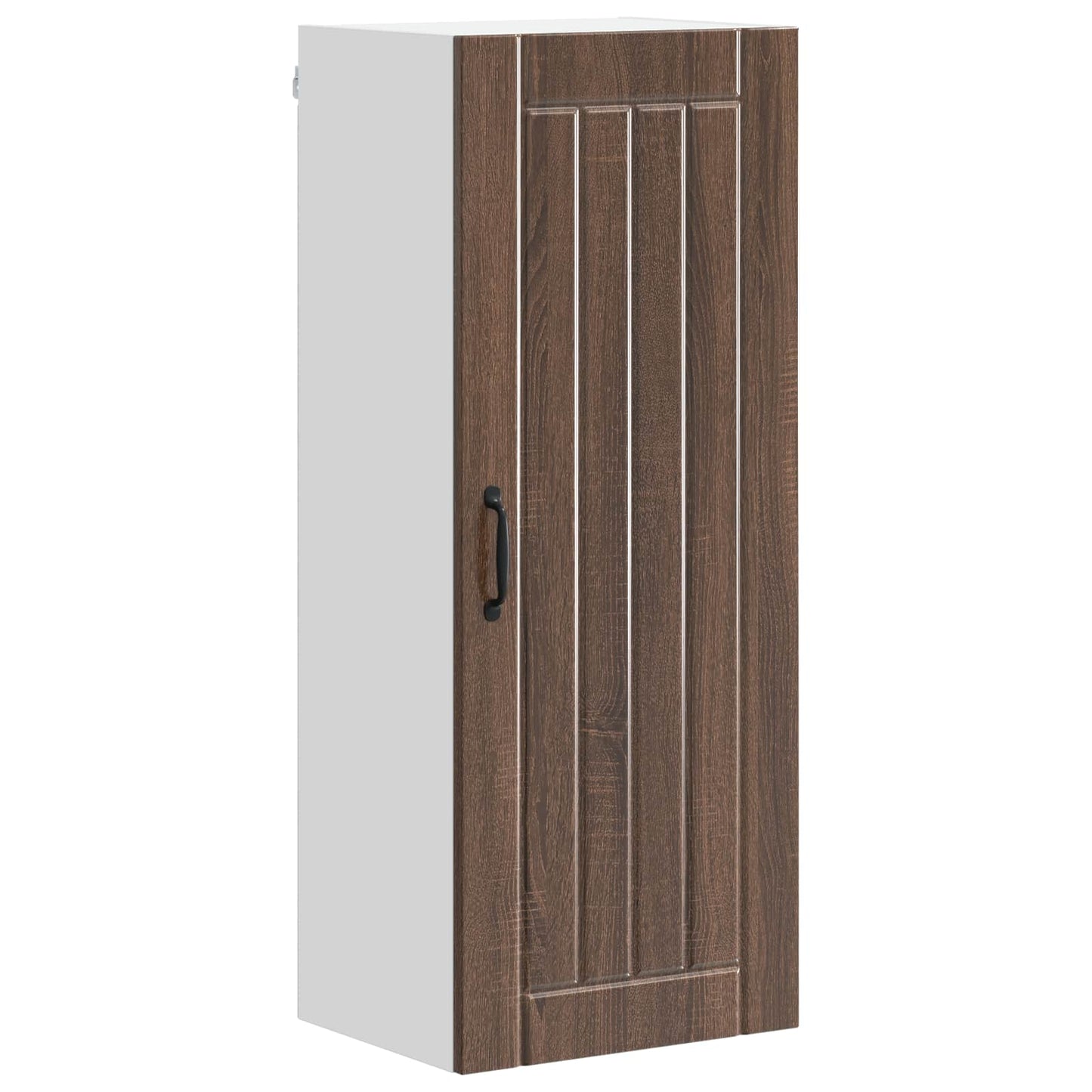 vidaXL Ντουλάπα Τοίχου Lucca Καφέ Ξύλο Δρυός 40 x 31 x 100 εκ.