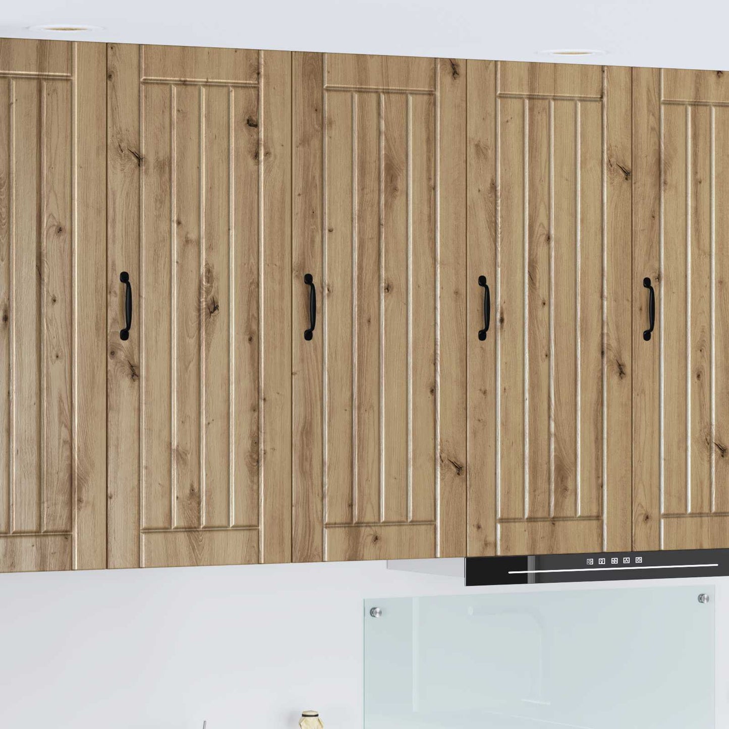 vidaXL Κρεμαστό ντουλάπι κουζίνας Artisan Oak 40 x 31 x 100 εκ.