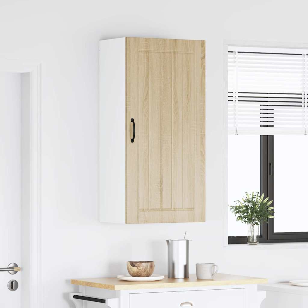 vidaXL Κρεμαστό ντουλάπι κουζίνας Δρύς Sonoma 50 x 31 x 100 εκ.