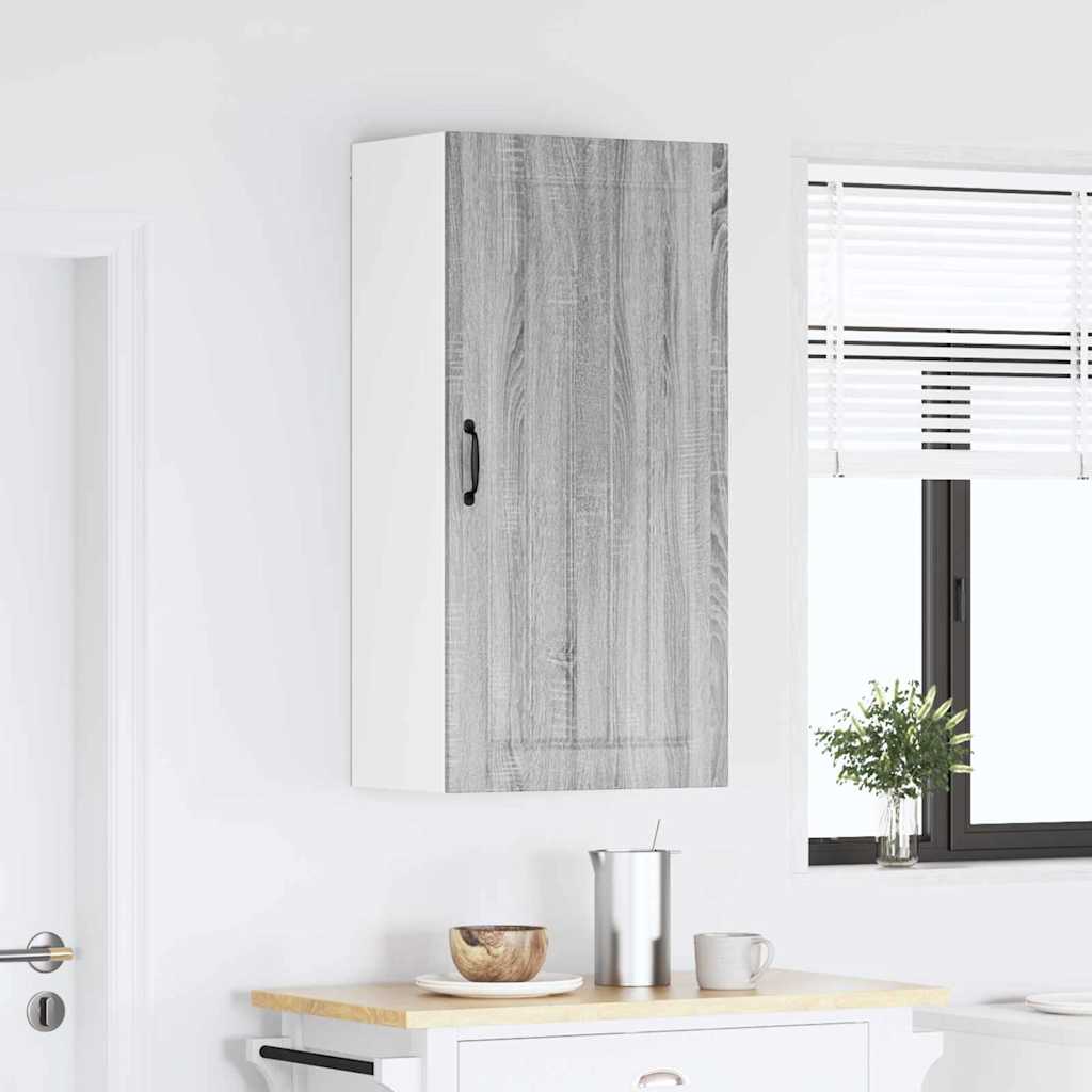 vidaXL Κρεμαστό ντουλάπι κουζίνας Γκρίζο Σονομα 50 x 31 x 100 εκ.