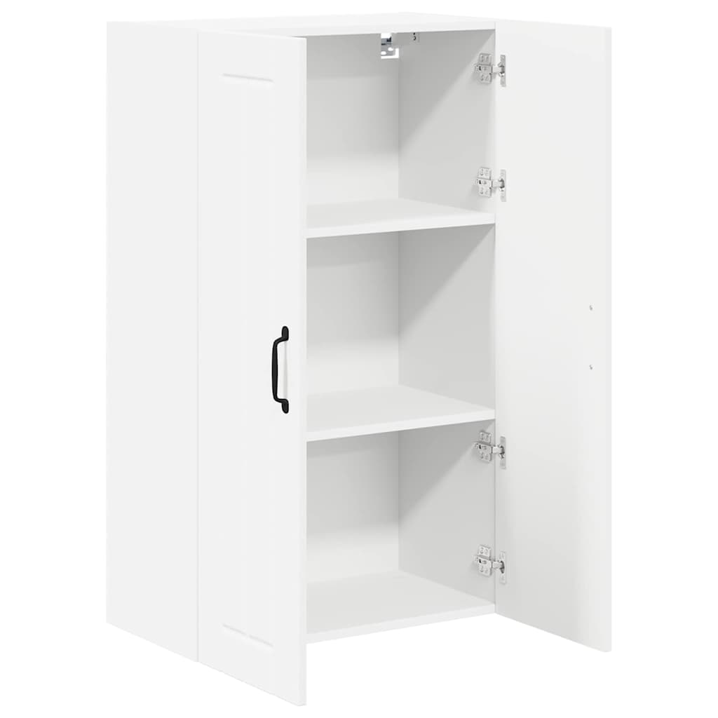 vidaXL Κρεμαστό ντουλάπι κουζίνας με ράφι Λευκό 60 x 31 x 100 εκ.