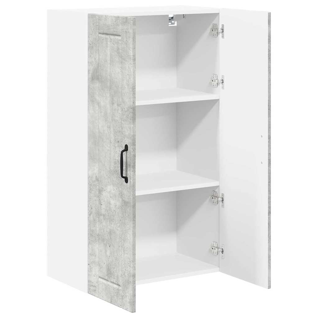 vidaXL Κρεμαστό ντουλάπι κουζίνας Σκυρόδεμα Γκρι 60 x 31 x 100 εκ.