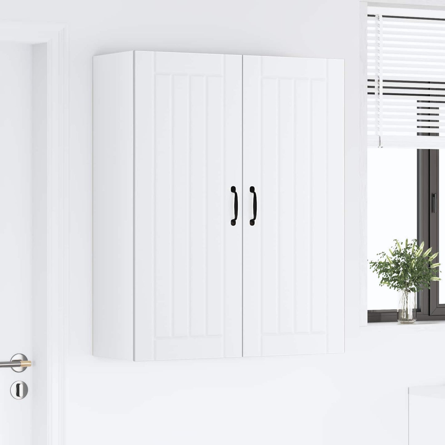 vidaXL Ντουλάπα Κουζίνας Λευκό 80 x 31 x 100 εκ. Επεξεργασμένο ξύλο