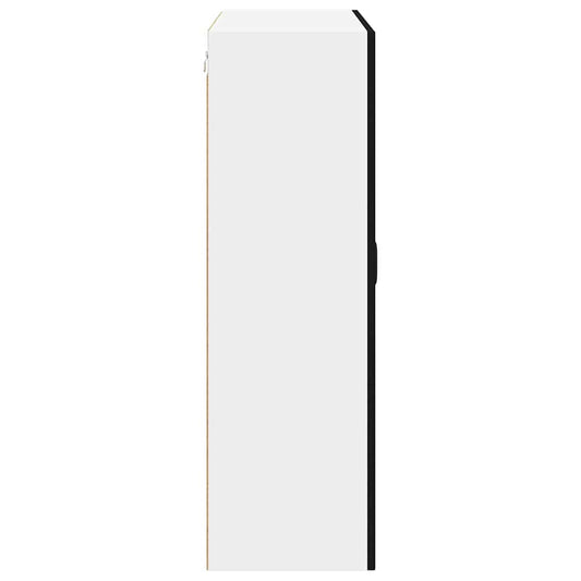 vidaXL Κρεμαστό ντουλάπι κουζίνας Επιτοίχιο Μαύρο 80 x 31 x 100 εκ.