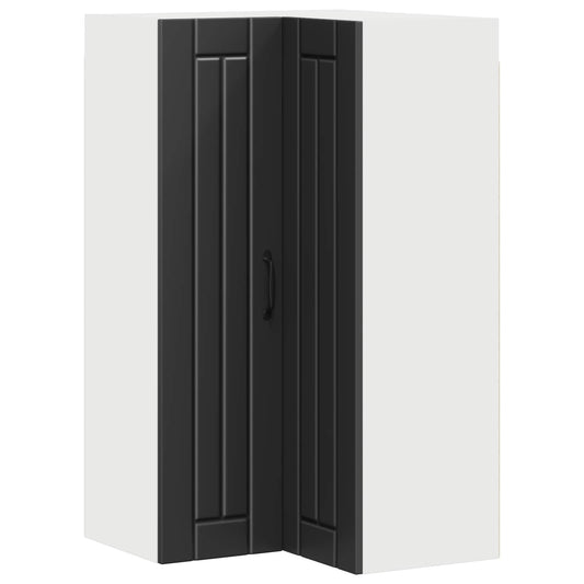 vidaXL Ντουλάπα Κουζίνας Μαύρο 57 x 57 x 100 εκ. Επεξεργασμένο ξύλο