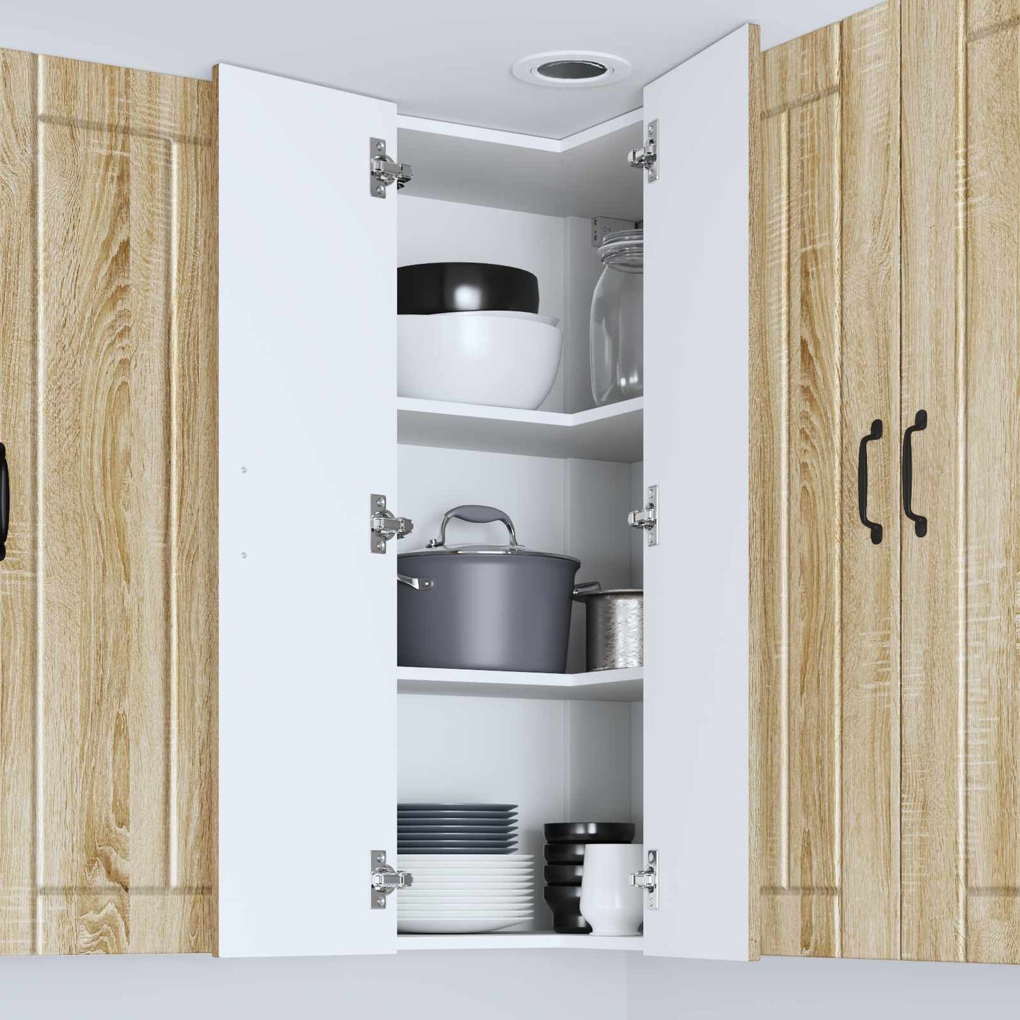 vidaXL Ντουλάπα Κουζίνας Δρύς Sonoma 57 x 57 x 100 εκ.