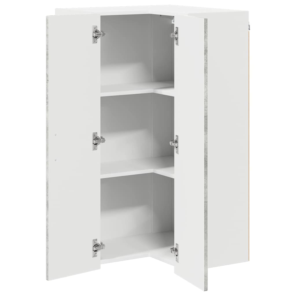 vidaXL Ντουλάπα Κουζίνας Σκυρόδεμα Γκρι 57 x 57 x 100 εκ.